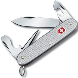 VICTORINOX nůž kapesní PIONEER 91mm ALOXSILVER s kroužkem