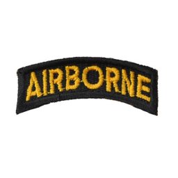 NAVYS nášivka oblouček AIRBORNE ČERNO/ŽLUTÁ