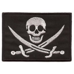 NAVYS nášivka PIRÁT - ČERNÁ