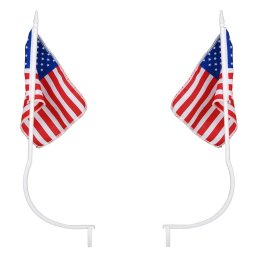 FOSCO vlajka USA s úchyty na SPZ pár