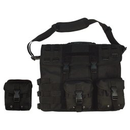 ROTHCO taška MOLLE přes rameno na laptop ČERNÁ