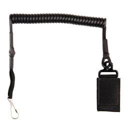 101INC kabel (telefonní) bezpečností SWAT ke zbrani ČERNÝ