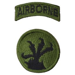 NAVYS nášivka 17th AIRBORNE DIVISON - OLIV
