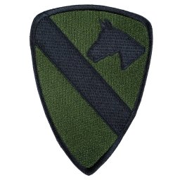 NAVYS nášivka 1st CAVALRY DIVISION - OLIV