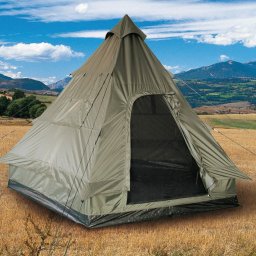 MIL-TEC stan "TIPI" jehlan pro 4 osoby ZELENÝ