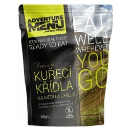 ADVENTURE MENU kuřecí křídla na medu a chilli - ADM sterilizované hotové jídlo