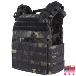 CONDOR OUTDOOR vesta lehká CYCLONE MOLLE nosič plátů MULTICAM BLACK