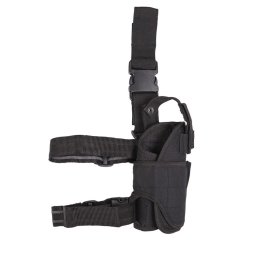 MIL-TEC pouzdro pistolové stehenní CORDURA ČERNÉ