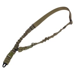 ROTHCO popruh zbraňový BUNGEE jedno/dvoubodový ZELENÝ