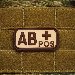 JACKETS TO GO nášivka KREV AB POS plast DESERT