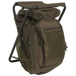 MIL-TEC batoh se stoličkou 20l ZELENÝ