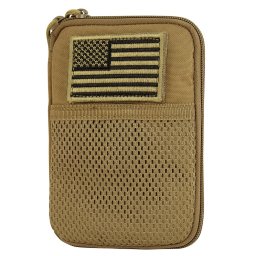 S.T. CONDOR pouzdro MOLLE univerzální s vlajkou COYOTE BROWN
