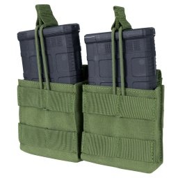 CONDOR OUTDOOR sumka MOLLE na zásobníky 2xM14 otevřená ZELENÁ