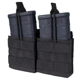 CONDOR OUTDOOR sumka MOLLE na zásobníky 2xM14 otevřená ČERNÁ