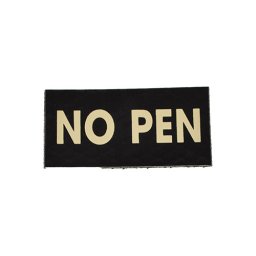MILITARY RANGE nášivka IFF IR VELCRO NO PEN ČERNÁ