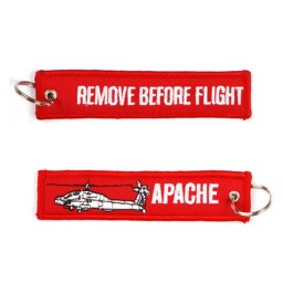 FOSTEX klíčenka REMOVE BEFORE FLIGHT / APACHE