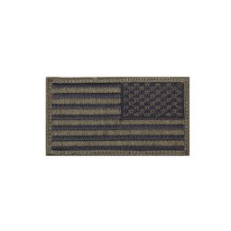 ROTHCO nášivka USA vlajka 4,5 x 8,5 cm reverzní ČERNÁ/ZELENÁ