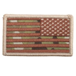 ROTHCO nášivka USA vlajka reverzní 4,5 x 8,5 cm MULTICAM