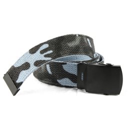 MIL-TEC opasek US kalhotový s černou sponou SKY BLUE CAMO