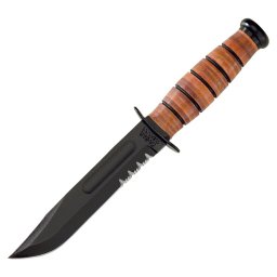 KA-BAR nůž U.S.ARMY ozubené ostří ČERNÝ