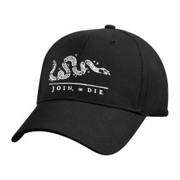 ROTHCO čepice baseball JOIN OR DIE ČERNÁ