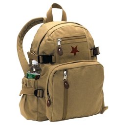 ROTHCO batoh VINTAGE COMPACT STAR KHAKI
