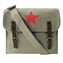 ROTHCO taška přes rameno s hvězdou STAR Vintage ZELENÁ
