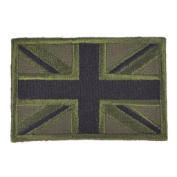 NAVYS nášivka vlajka velká BRITÁNIE"Union Jack" OLIV