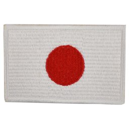 NAVYS nášivka vlajka JAPONSKÁ - BAREVNÁ