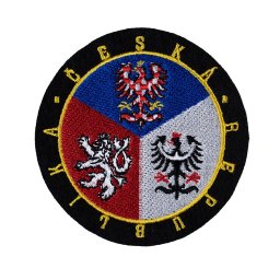 NAVYS nášivka Česká republika KRUH - BAREVNÝ