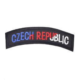 NAVYS nášivka domovenka oblouček CZECH REPUBLIC - TRIKOLORA