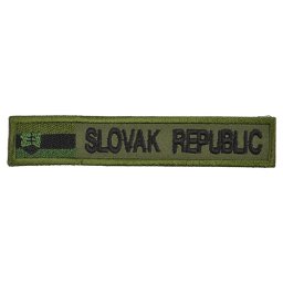 NAVYS nášivka SLOVAK REPUBLIC + VLAJKA - OLIV