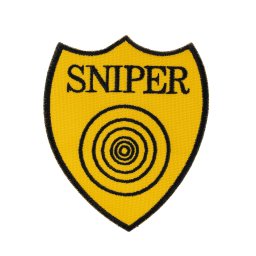 NAVYS nášivka SNIPER s terčem - ŽLUTÁ