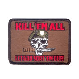 ROTHCO nášivka KILL ´EM ALL LET GOT SORT ´EM OUT velcro