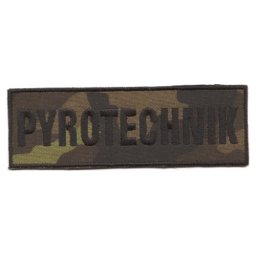 NAVYS nášivka PYROTECHNIK malá - vz.95 les CZ