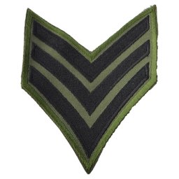 NAVYS nášivka US hodnost SERGANT - OLIV