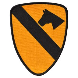 NAVYS nášivka 1st CAVALRY DIVISION - BAREVNÁ