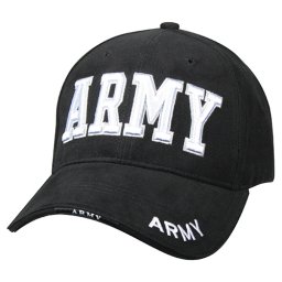 ROTHCO čepice DELUXE ARMY baseball ČERNÁ