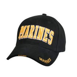 ROTHCO čepice DELUXE MARINES baseball ČERNÁ