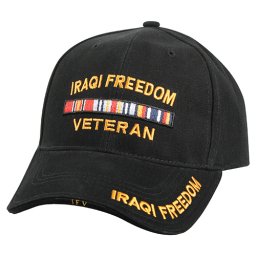 ROTHCO čepice DELUXE IRAQI FREEDOM baseball ČERNÁ