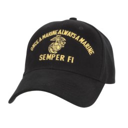 ROTHCO čepice MARINE SEMPER FI baseball ČERNÁ