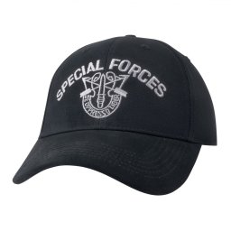 ROTHCO čepice SPECIAL FORCES baseball ČERNÁ
