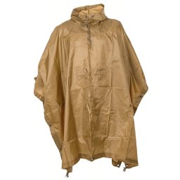 MFH pončo US rip-stop 144x223 cm COYOTE BROWN