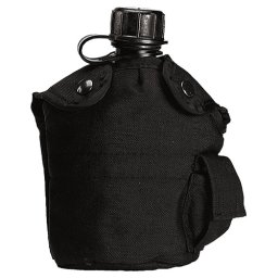 ROTHCO obal na US láhev 1 l se sumkou nylon ČERNÝ
