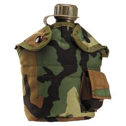 ROTHCO obal na US láhev 1 l se sumkou nylon WOODLAND