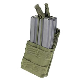 CONDOR OUTDOOR sumka MOLLE na zásobníky 2xM16 otevřená ZELENÁ