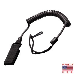 S.T. CONDOR šňůra bezpečnostní LANYARD pro pistol ČERNÁ