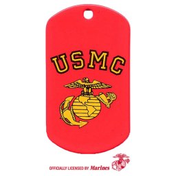 ROTHCO známka identifikační USMC G&A ČERVENÁ