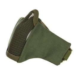 101INC maska AIRSOFT polstrovaná s mřížkou ZELENÁ