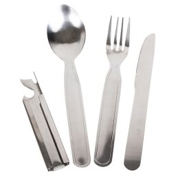 ROTHCO příbor DELUXE 3 díly NEREZ + otvírák